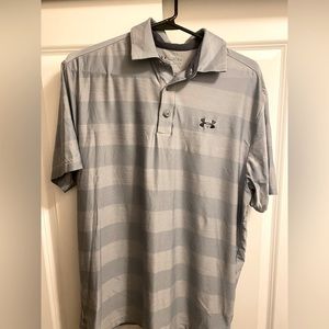 Under Armour Dri-fit grey polo - Size: Medium
